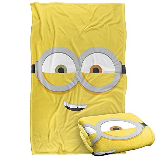 Minions Blanket, 36"x58", Bob Face