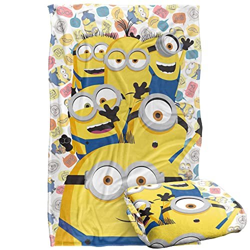 Minions Blanket, 36"x58" Waving Silky